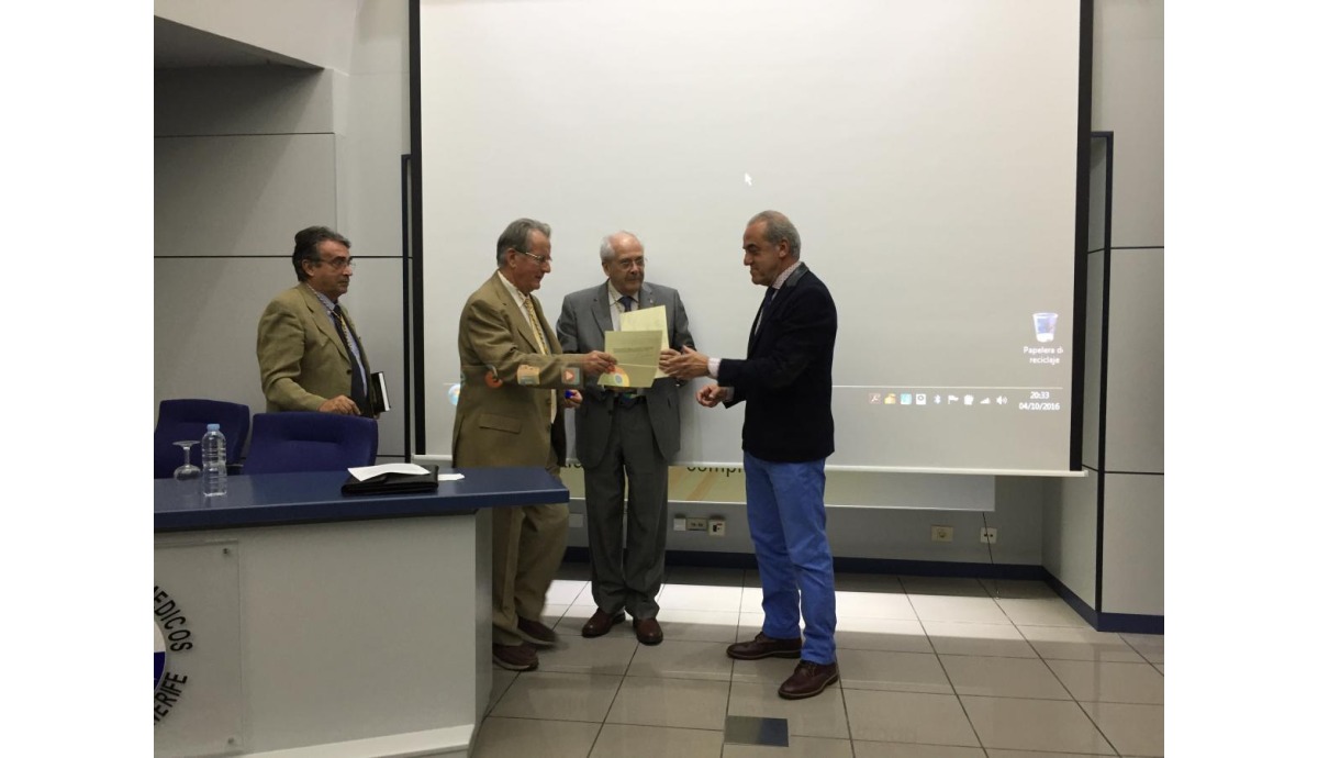El Director de la Cátedra nombrado Académico de la Real Academia de Medicina de Tenerife